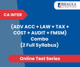 CA Inter (ADV ACC + LAW + TAX + COST + AUDIT + FMSM) Combo (2 Full Syllabus) Test Series (Online)